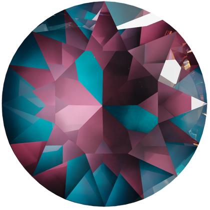 SS29(6.2mm)圓形尖底鑽-酒紅閃彩