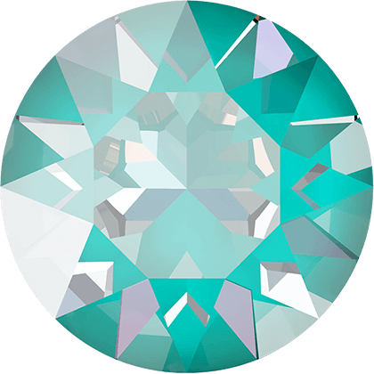 SS29(6.2mm)圓形尖底鑽-湖藍閃彩