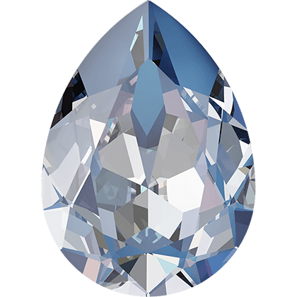 14X10MM尖底水滴-海洋藍閃彩