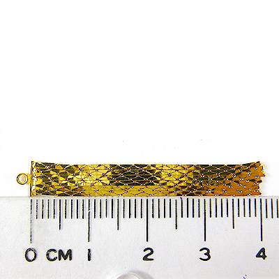 銅鍍金色扁鍊流蘇