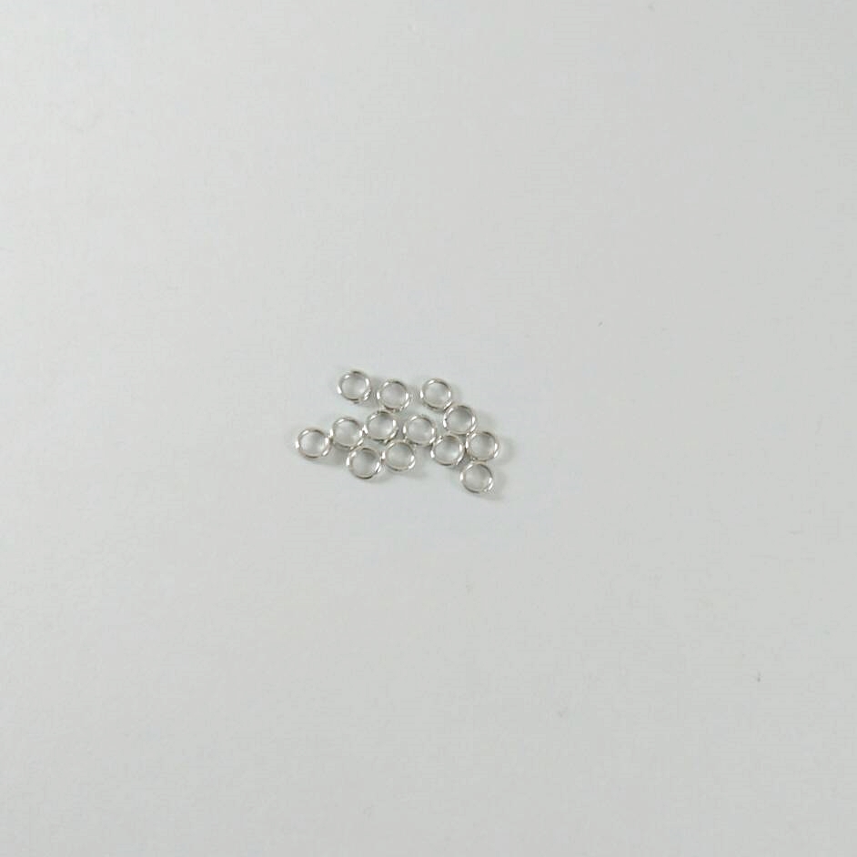 0.55X3mm鐵鍍白K色一圈半雙圈