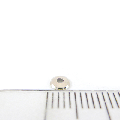 銅度正白K色圓形花帽