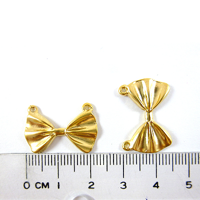 霧金雙孔蝴蝶結