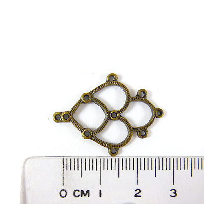 青古銅六孔窗花形