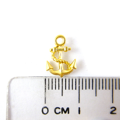 銅鍍霧金色單孔船錨