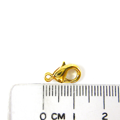 銅鍍金色問字鉤-12mm