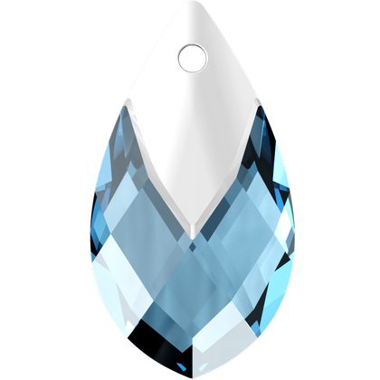 22MM金屬蓋梨形-水藍