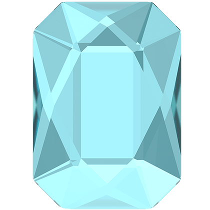 8x5.5mm翡翠切割平底鑽-水藍