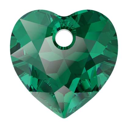 8mm心型切割-祖母綠