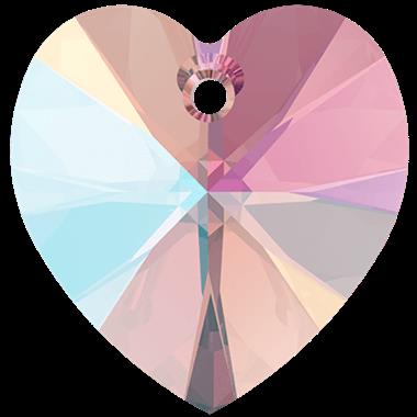 14.4×14mm桃心-閃爍淺紫