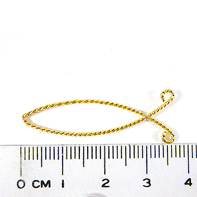 金色螺紋雙弧形