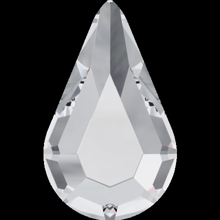 8x4.8mm水滴平底鑽-白色