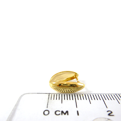 銅鍍金色葉形夾頭