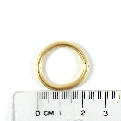 銅鍍霧金色不規則圓形