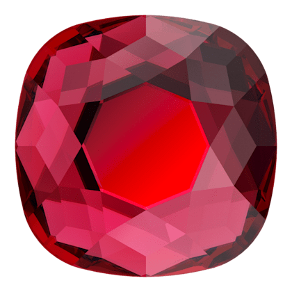 5mm抱枕平底石-緋紅