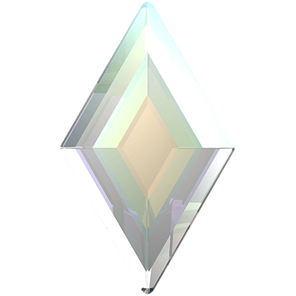 6.6X3.9mm鑽石平底鑽-白彩