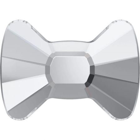 12x8.5mm蝴蝶結平底鑽-白色