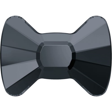 6x4.5mm蝴蝶結平底鑽-銀色夜影