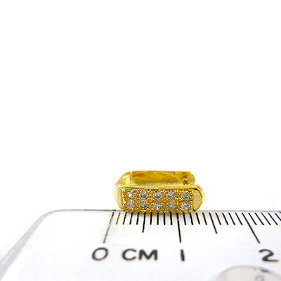 銅鍍金色ㄇ字雙排鑽夾頭