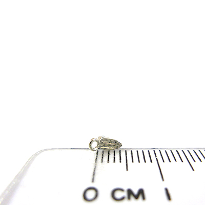 銅鍍正白K色單脈葉子耳環夾頭