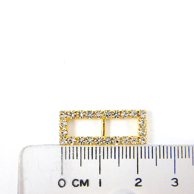 金色方形8字鑲鑽