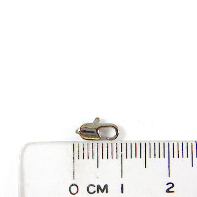 銅鍍黑金色龍蝦扣-9mm