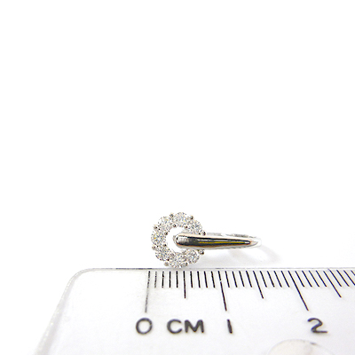 銅鍍正白K色鑽圈夾頭