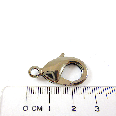 銅鍍黑金色問字鉤-28mm