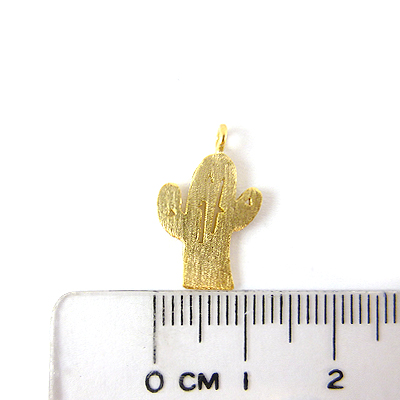 銅鍍霧金色單孔仙人掌