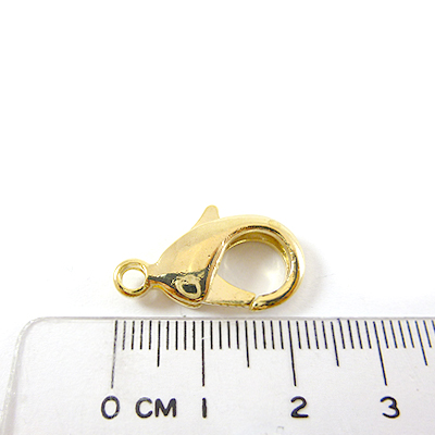 銅鍍金色問字鉤-23mm