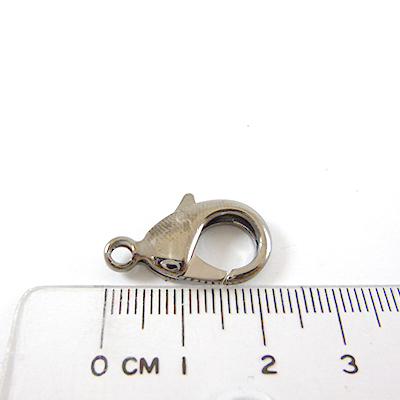 銅鍍黑金色問字鉤-23mm