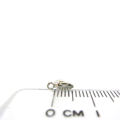 銅鍍正白K色橢圓葉耳環夾頭