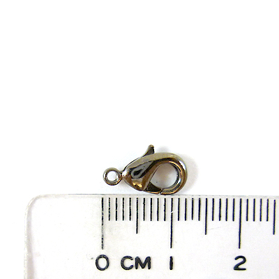 銅鍍黑金色問字鉤-12mm