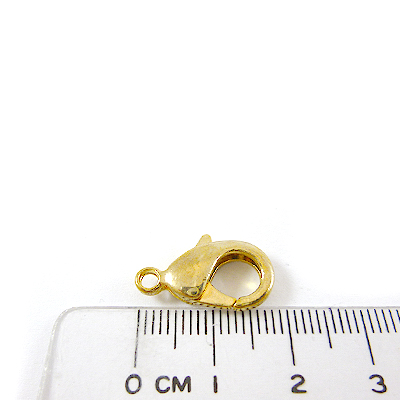 銅鍍金色問字鉤-18mm