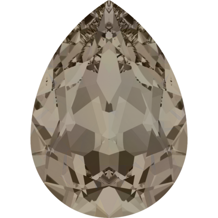 8×6mm尖底水滴-灰褐