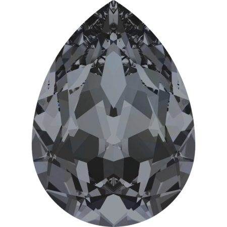 8×6mm尖底水滴-銀色夜影
