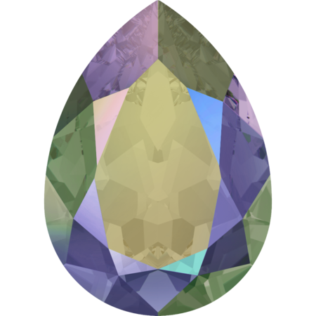 8×6mm尖底水滴-虹彩綠