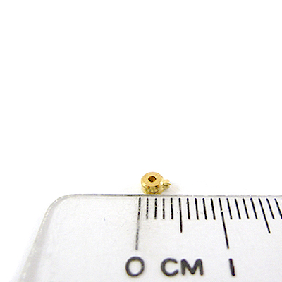 銅鍍金色壓入式擋珠