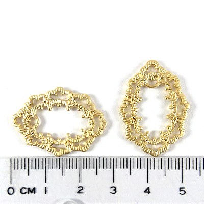 霧金色中空橢圓雲狀紋