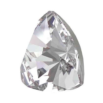 20x20.4mm萬花筒三角形-白色