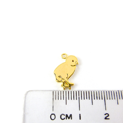 銅鍍金色單孔小雞