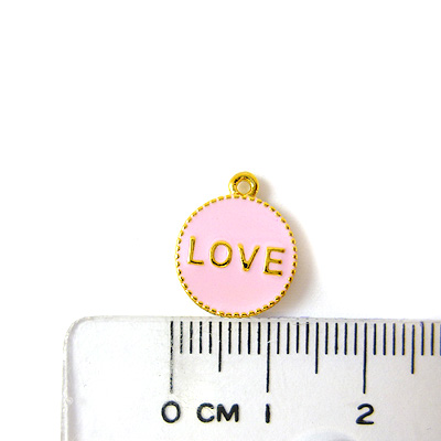 合金鍍金色單孔LOVE