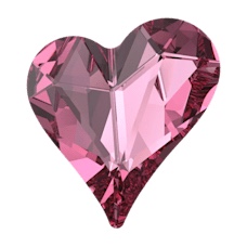 13×12mm甜心(右)花式石-深粉