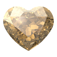 10×8.8mm永恆之心花式石-影子金