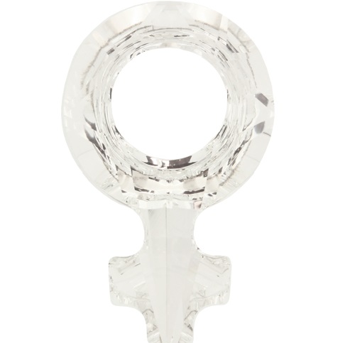 18×11.5mm女性符號-透白色