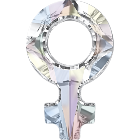 18×11.5mm女性符號-白彩