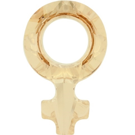 18×11.5mm女性符號-透影子金