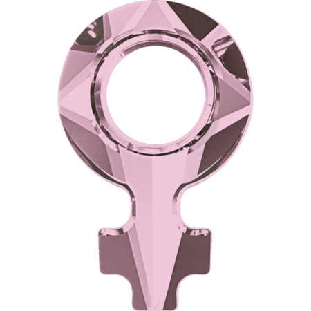 18×11.5mm女性符號-古典粉紅