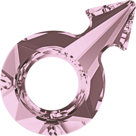 30×19mm男性符號-古典粉紅