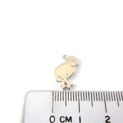 銅鍍正白K色單孔小雞